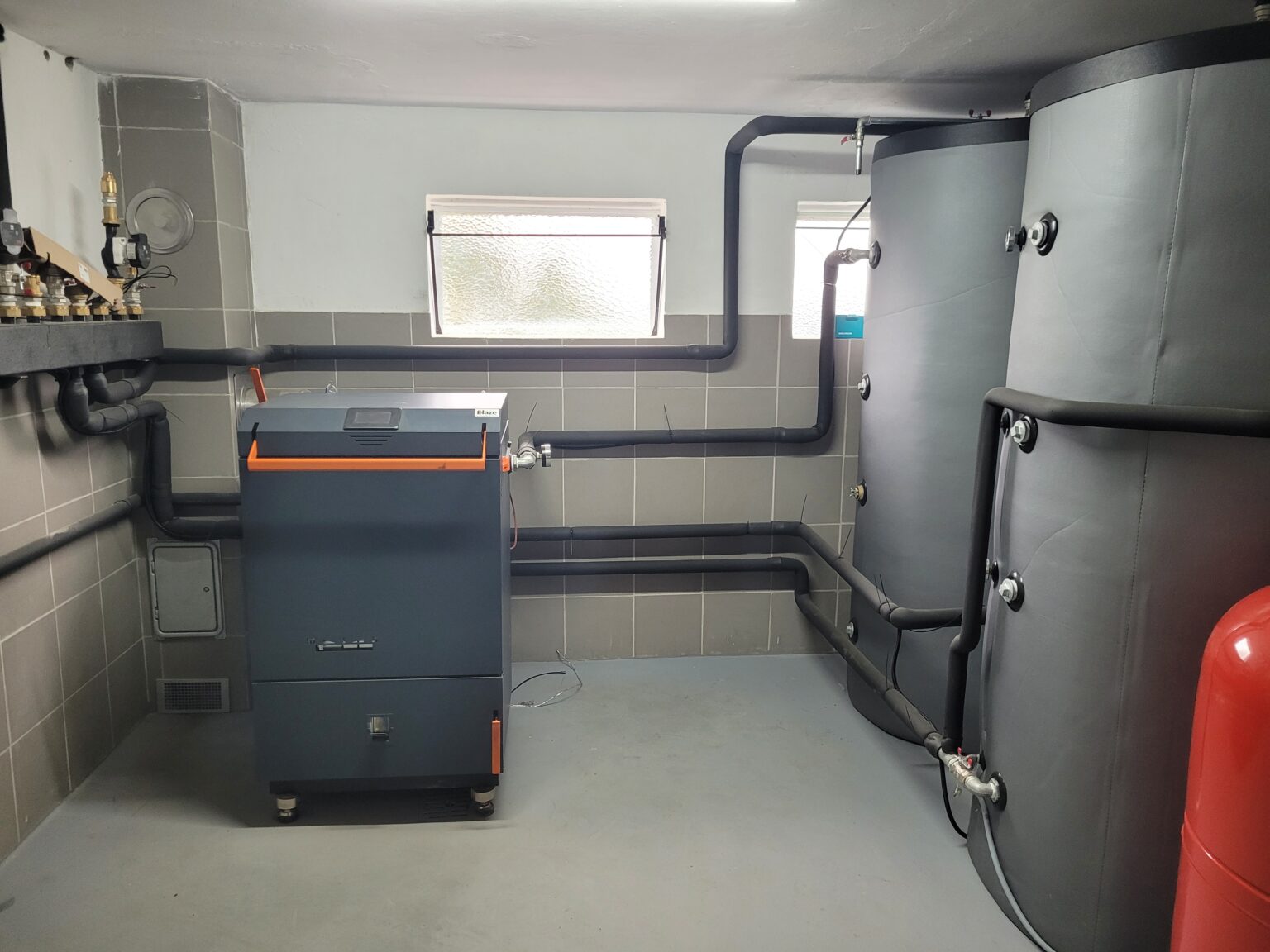 Blaze Green 18 kW – Učinkovita kurilnica v enostanovanjski hiši pri Celju